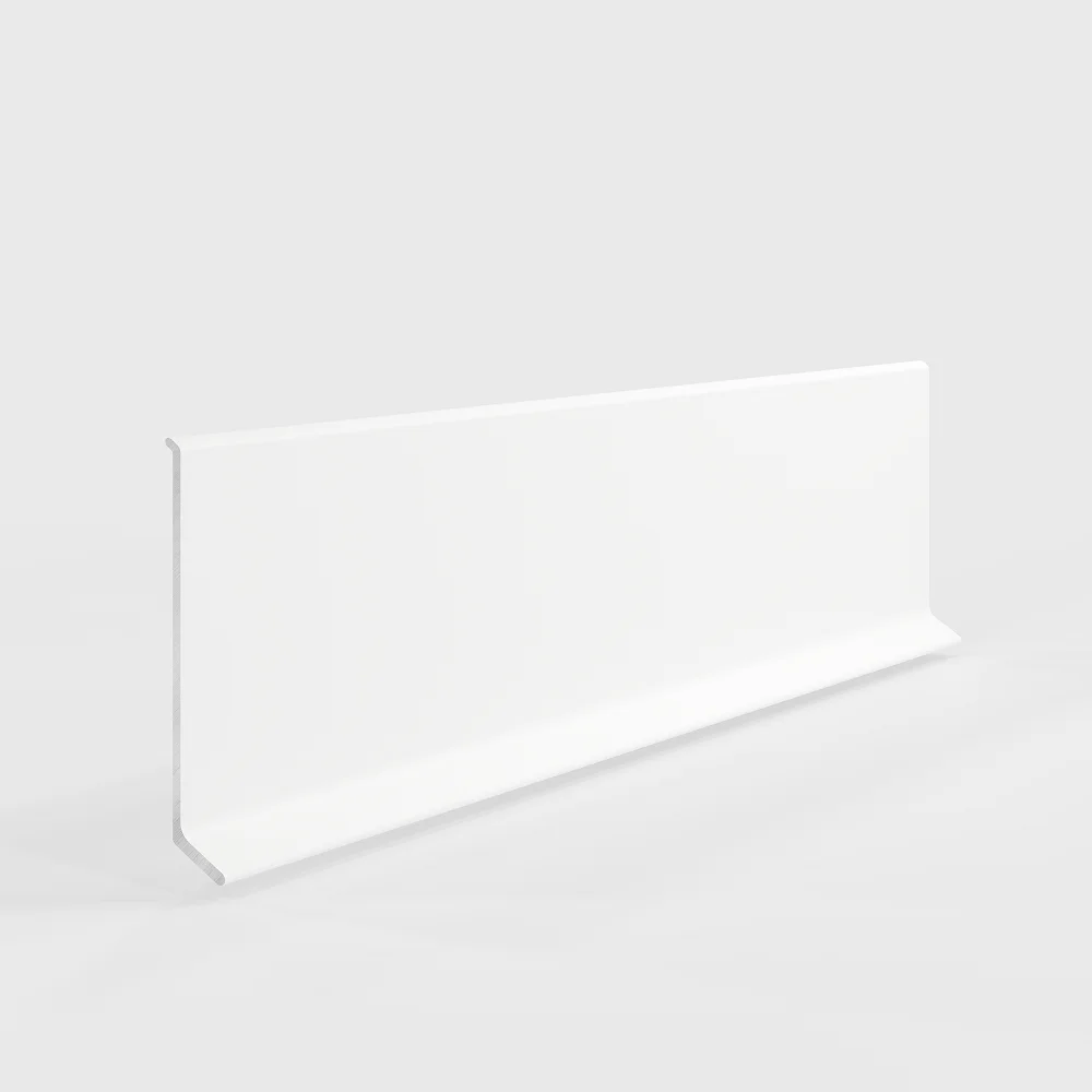 Алюминиевый плинтус Laconistiq Adhesive 80 Белый