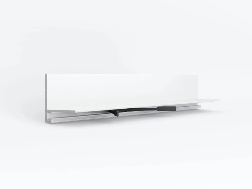 Микроплинтус Laconistiq MICRO-L Белый Муар