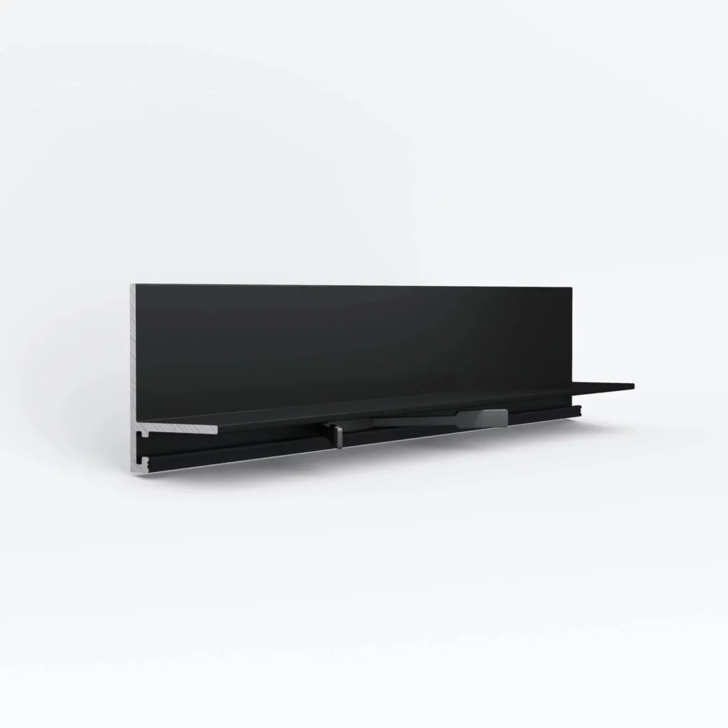 Микроплинтус Laconistiq MICRO-L Max Чёрный Матовый