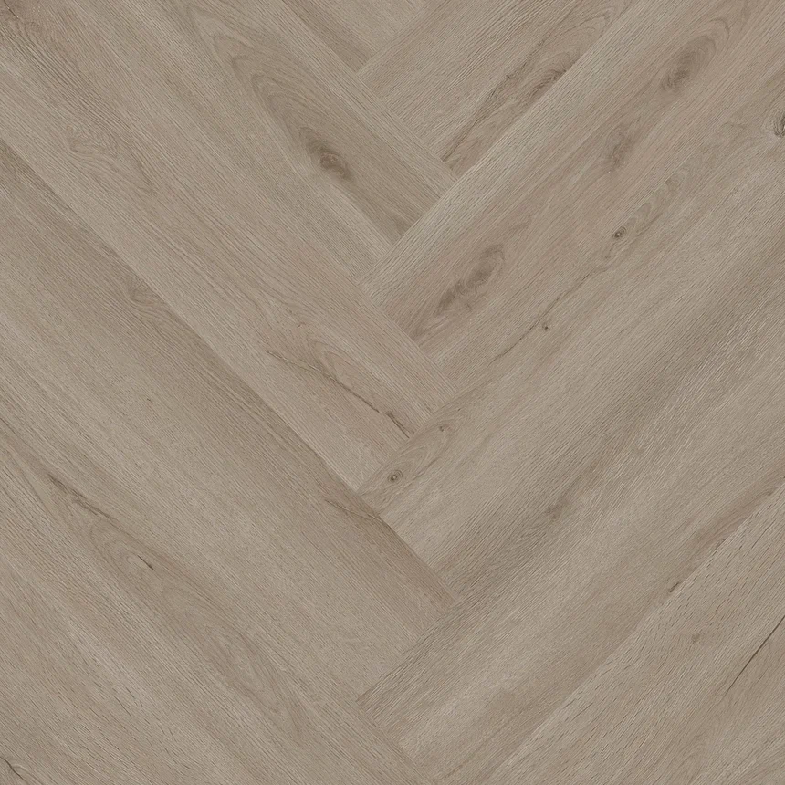 Замковой кварц-винил Invictus  Herringbone Maximus click 55 River Oak — Silt