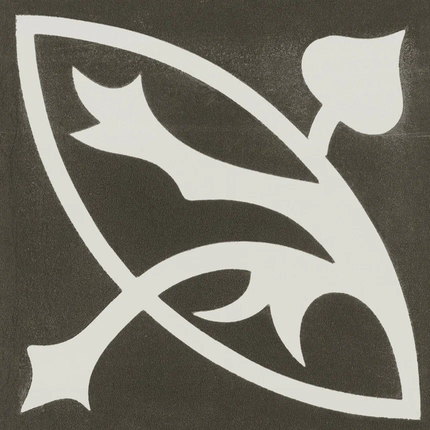 Клеевой виниловый пол Invictus  Maximus Dryback Victorian Treasure Deco — Charcoal