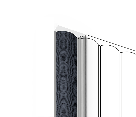 Финишный молдинг LF139A BU20