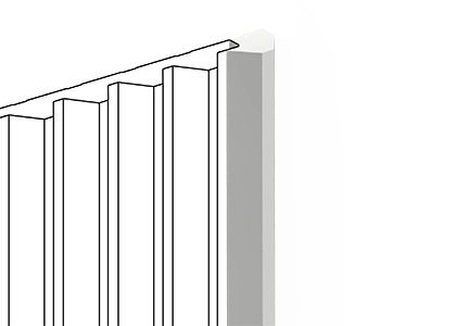 Финишный молдинг LF136B NP
