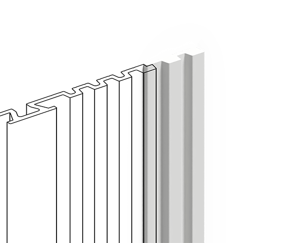 Финишный молдинг LF201А NP