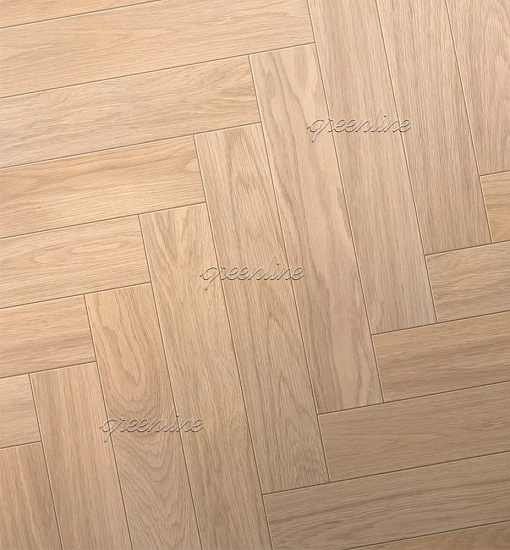 Паркет ёлка Greenline Smart Herringbone 614 дуб латте