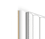 Финишный молдинг LF139A W49G