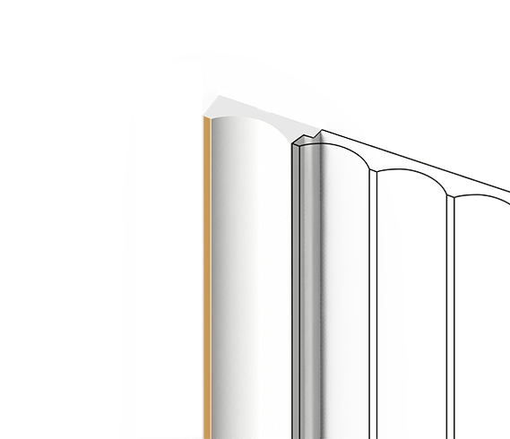 Финишный молдинг LF139A W49G