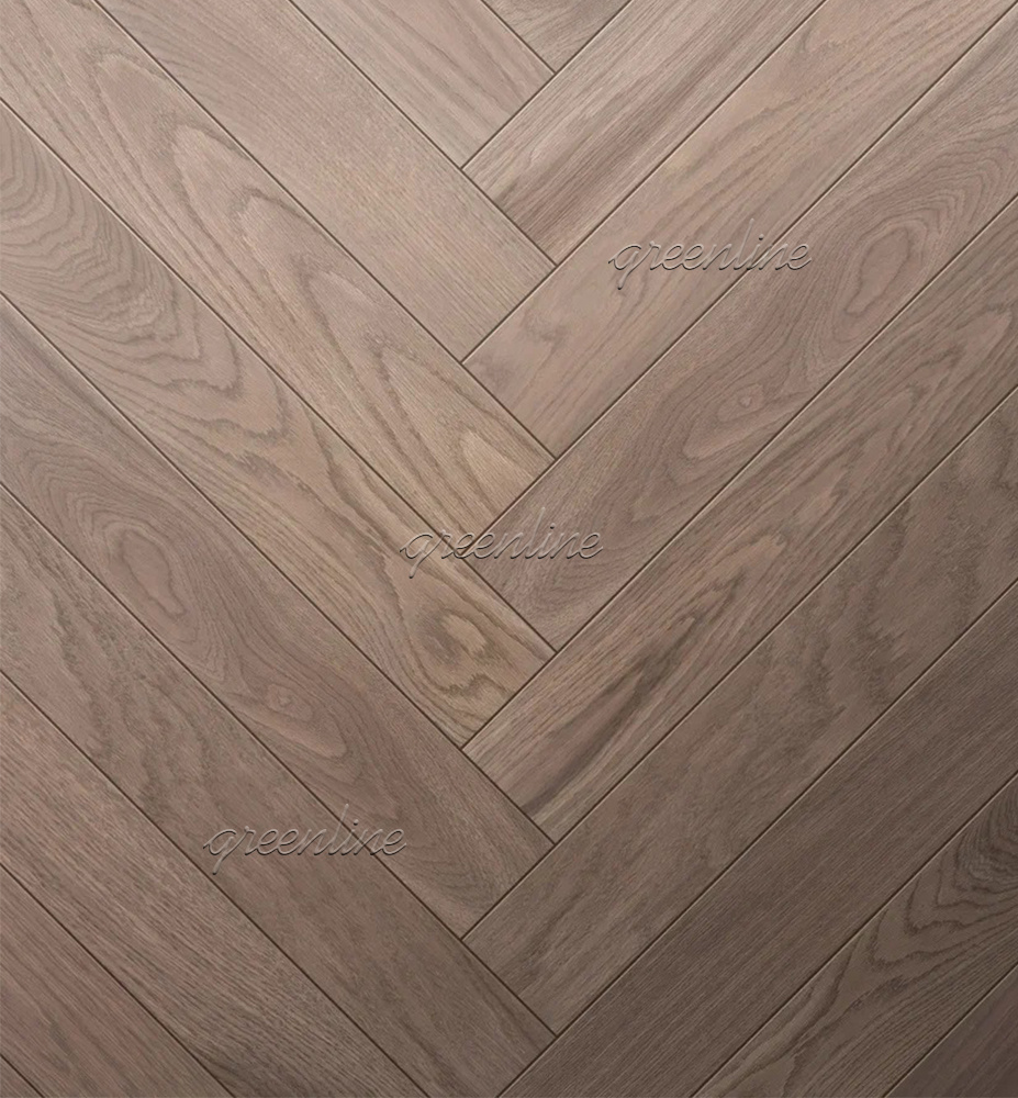 Паркет ёлка Greenline Smart Herringbone 616 дуб капучино