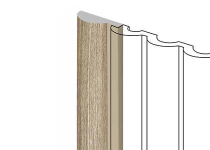 Финишный молдинг LF140A BR496