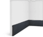 ДЕКОРИРОВАННЫЙ ПЛИНТУС B90V1 BK114 HIWOOD