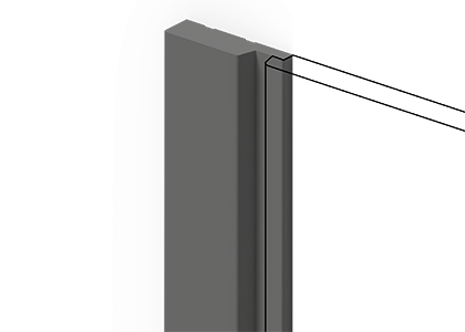 Финишный молдинг LF124A GR3