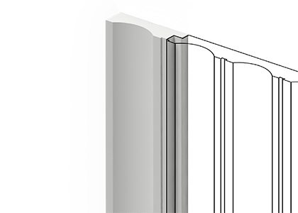 Финишный молдинг LF138A NP