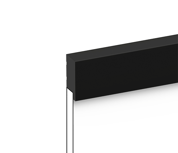 Финишный молдинг LF1 BK HIWOOD