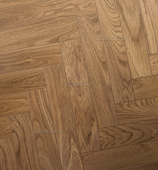 Паркет ёлка Greenline Smart Herringbone 618 дуб мокко